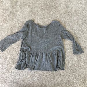 Free People quarter sleeve flowy top